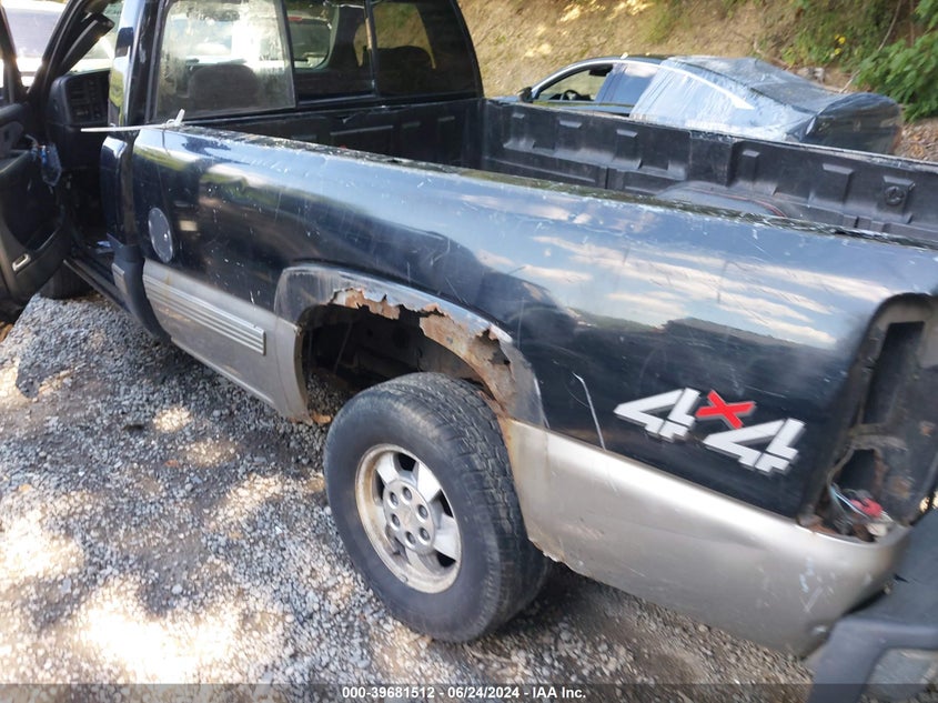 1999 Chevrolet Silverado 1500 Ls VIN: 1GCEK14V6XE162224 Lot: 39681512