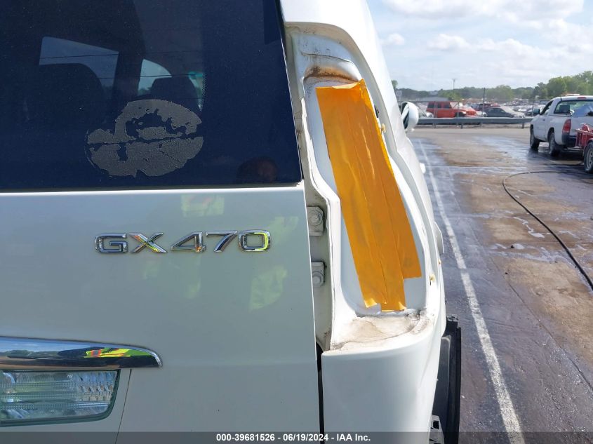 2007 Lexus Gx 470 VIN: JTJBT20X870139177 Lot: 39681526