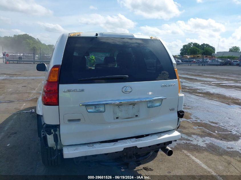 2007 Lexus Gx 470 VIN: JTJBT20X870139177 Lot: 39681526