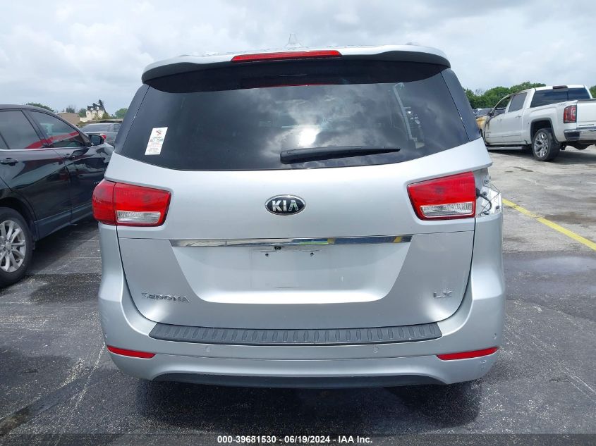 2017 Kia Sedona Lx VIN: KNDMB5C18H6279123 Lot: 39681530