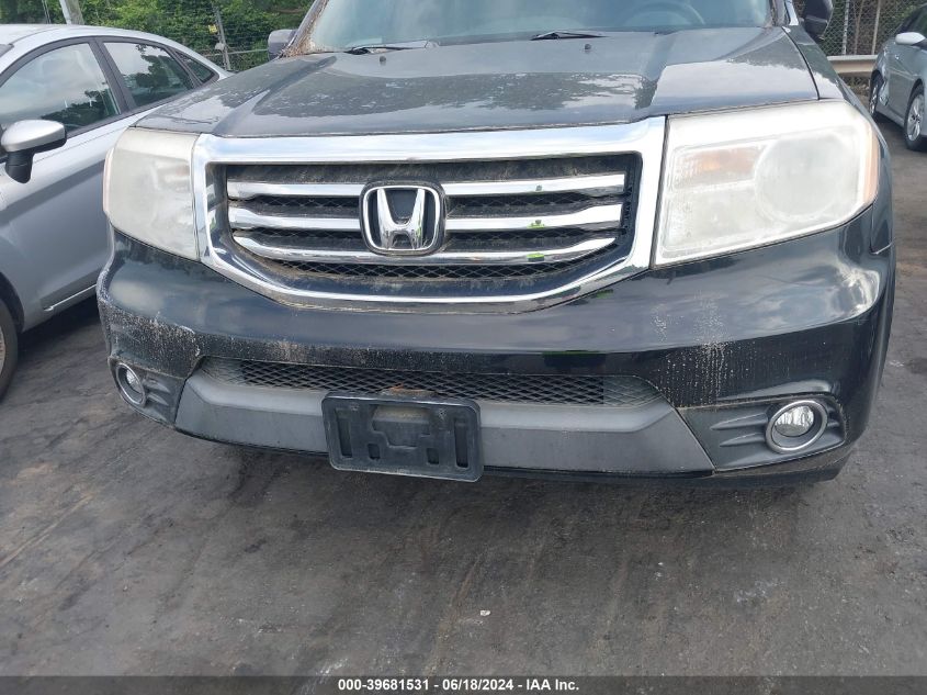 2013 Honda Pilot Ex VIN: 5FNYF4H47DB075172 Lot: 39681531