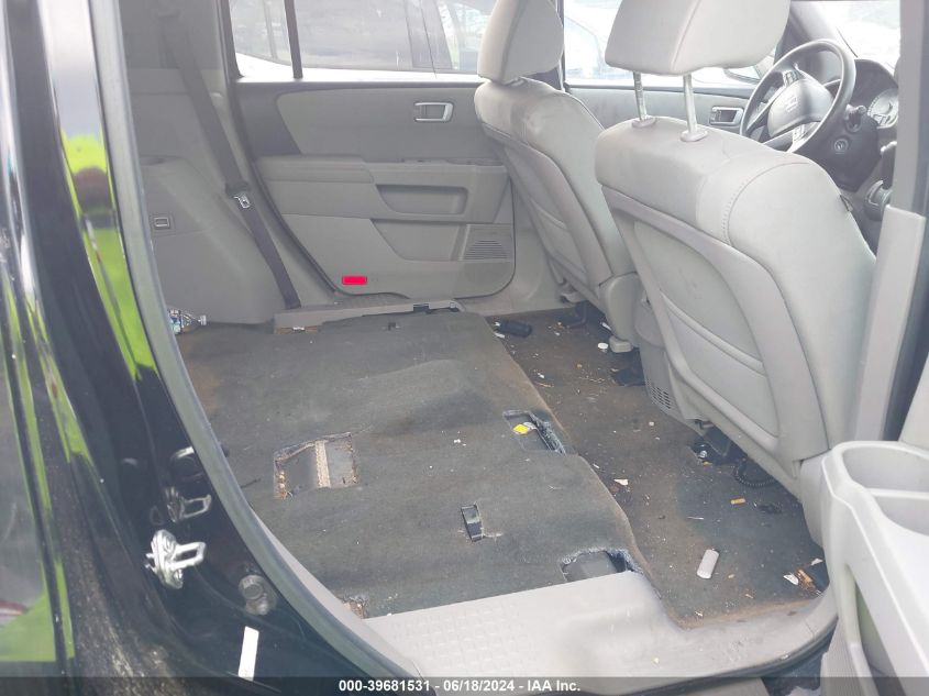 2013 Honda Pilot Ex VIN: 5FNYF4H47DB075172 Lot: 39681531