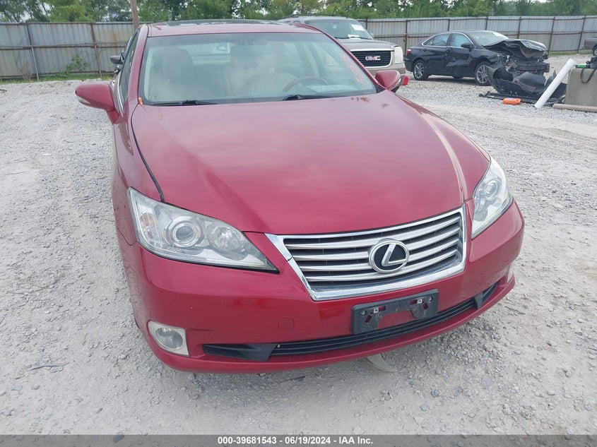 2012 Lexus Es 350 VIN: JTHBK1EG8C2510828 Lot: 39681543