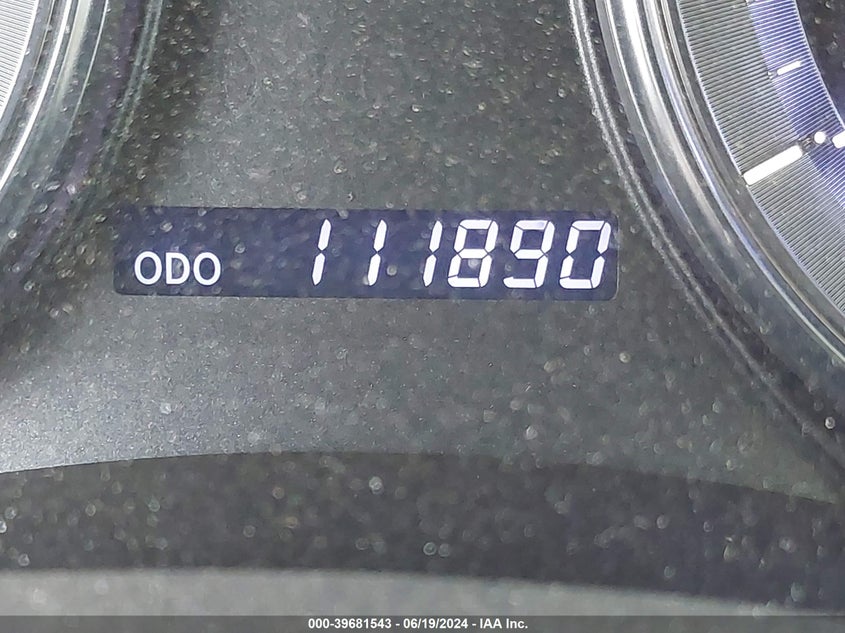 2012 Lexus Es 350 VIN: JTHBK1EG8C2510828 Lot: 39681543