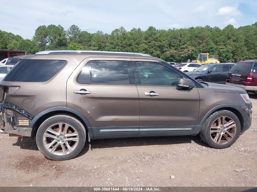 2016 Ford Explorer Limited VIN: 1FM5K7F81GGA68987 Lot: 39681544