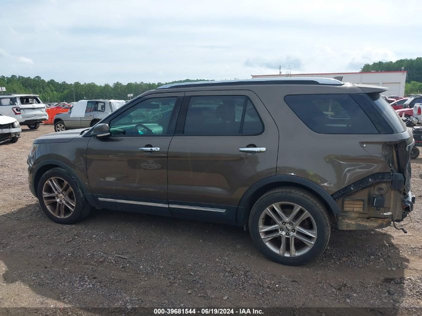 2016 Ford Explorer Limited VIN: 1FM5K7F81GGA68987 Lot: 39681544