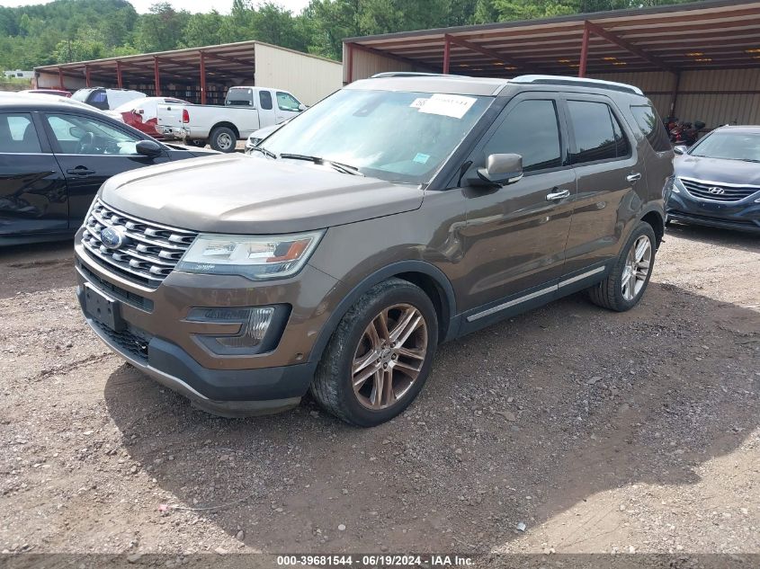 2016 Ford Explorer Limited VIN: 1FM5K7F81GGA68987 Lot: 39681544