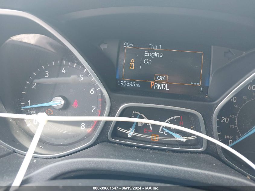 2016 Ford Focus Se VIN: 1FADP3F24GL358806 Lot: 39681547