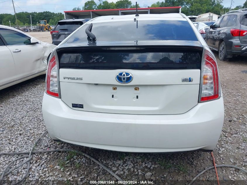 2015 Toyota Prius Two VIN: JTDKN3DU6F1909713 Lot: 39681548