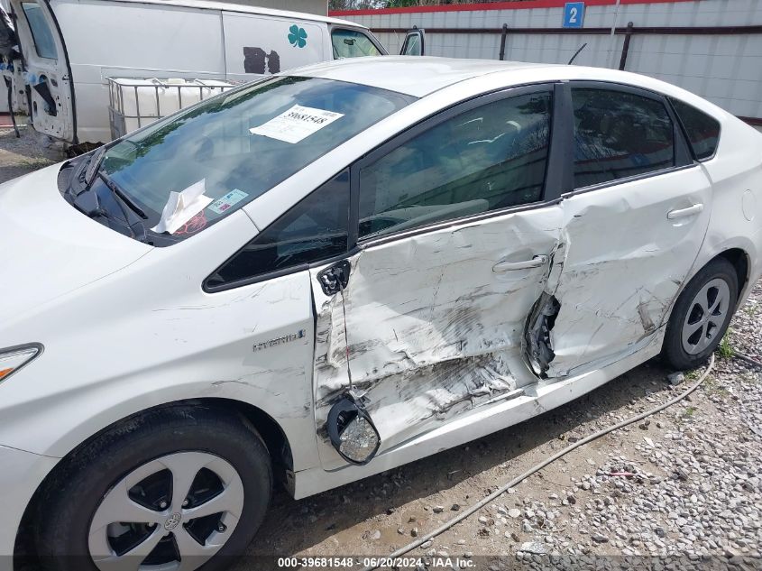 2015 Toyota Prius Two VIN: JTDKN3DU6F1909713 Lot: 39681548