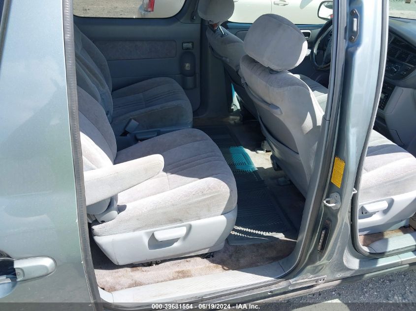 2000 Toyota Sienna Le VIN: 4T3ZF13C9YU238860 Lot: 39681554