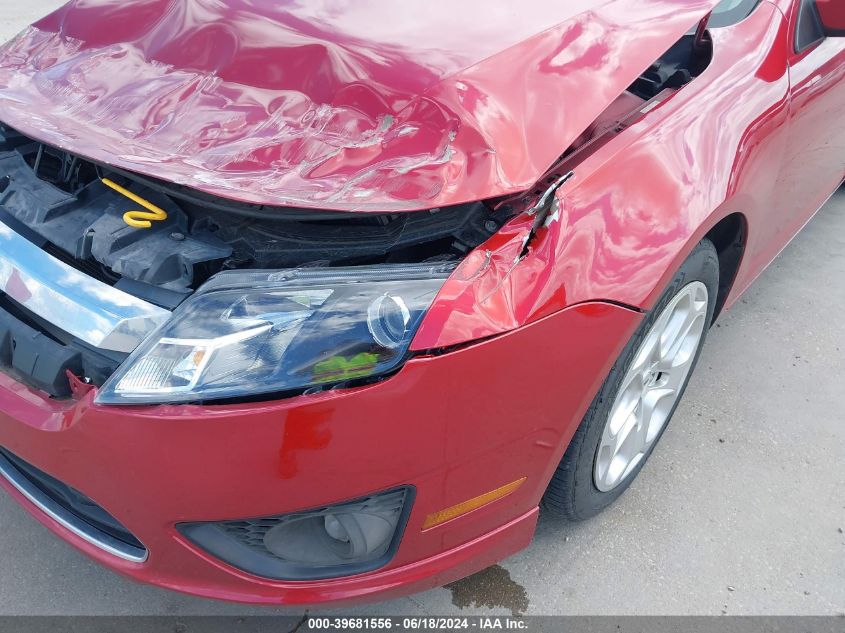 2011 Ford Fusion Se VIN: 3FAHP0HAXBR220928 Lot: 39681556