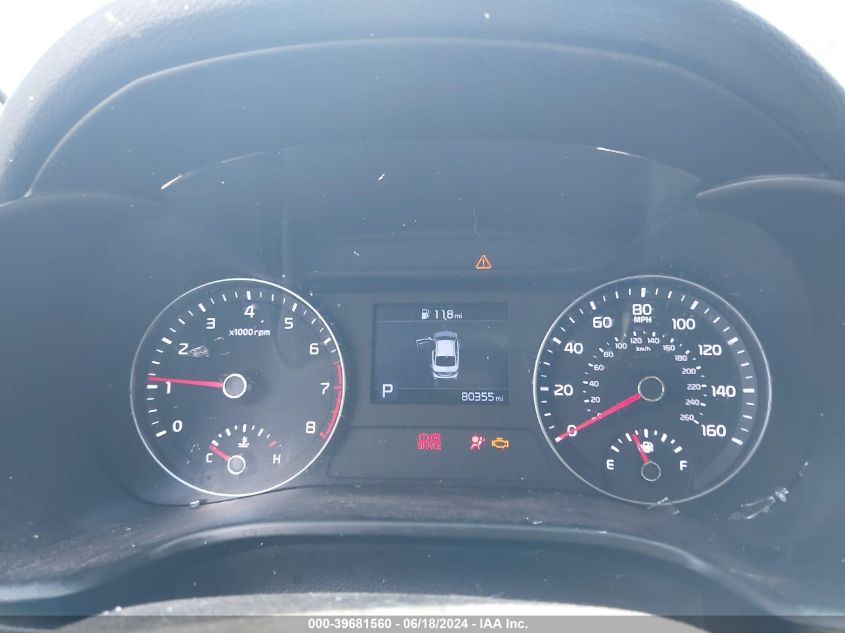 2019 Kia Forte Lxs VIN: 3KPF24AD7KE089282 Lot: 39681560