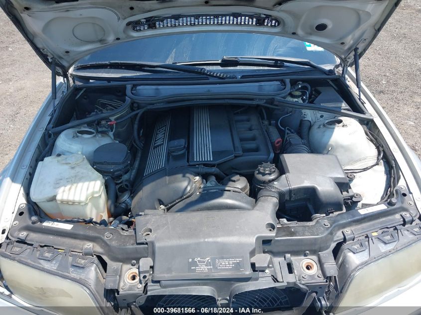 2000 BMW 323I VIN: WBAAM3349YCA92292 Lot: 39681566