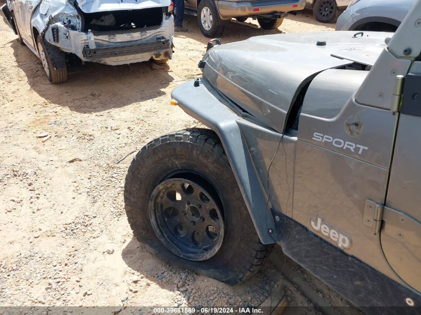 2005 Jeep Wrangler / Tj Sport VIN: 1J4FA49S15P342505 Lot: 39681569