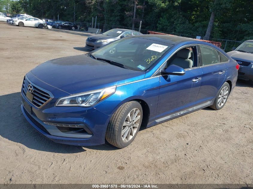 2016 Hyundai Sonata Limited VIN: 5NPE34AF2GH420847 Lot: 39681575