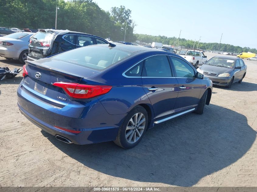 2016 Hyundai Sonata Limited VIN: 5NPE34AF2GH420847 Lot: 39681575