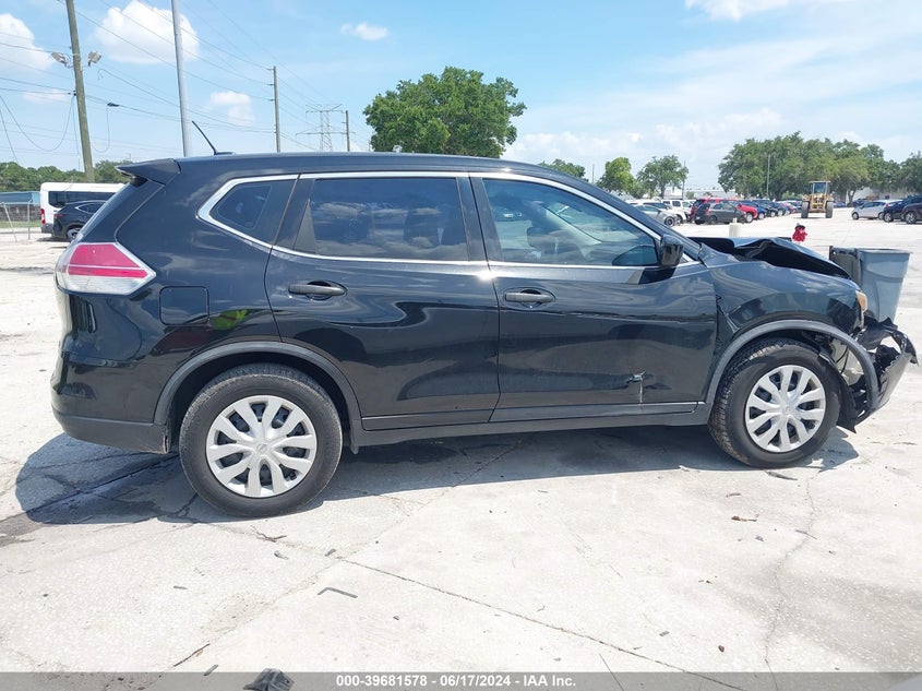 2016 Nissan Rogue S/Sl/Sv VIN: KNMAT2MV2GP684127 Lot: 39681578