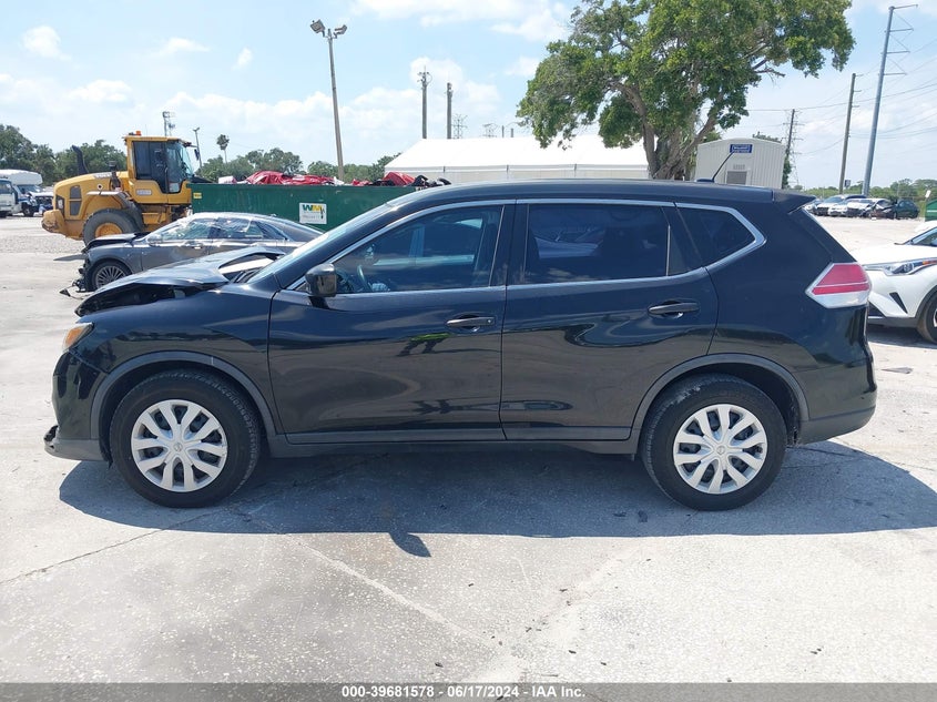 2016 Nissan Rogue S/Sl/Sv VIN: KNMAT2MV2GP684127 Lot: 39681578