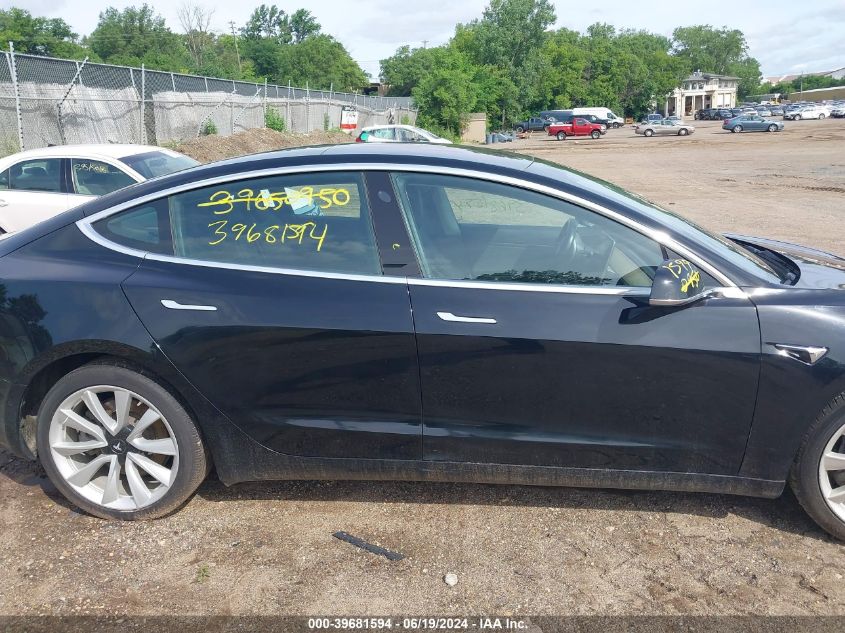 2019 Tesla Model 3 VIN: 5YJ3E1EA2KF314159 Lot: 39681594