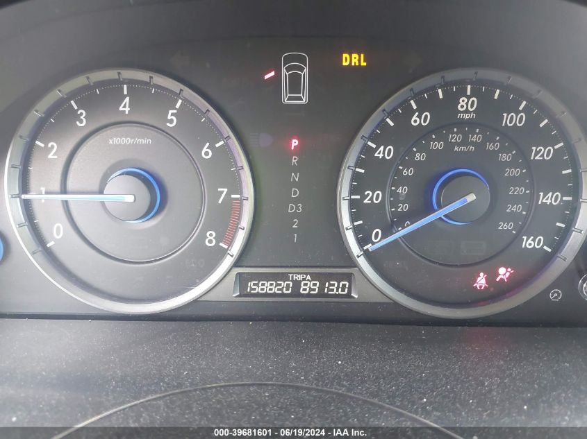 2012 Honda Crosstour 2.4 Ex-L VIN: 5J6TF3H50CL007170 Lot: 39681601