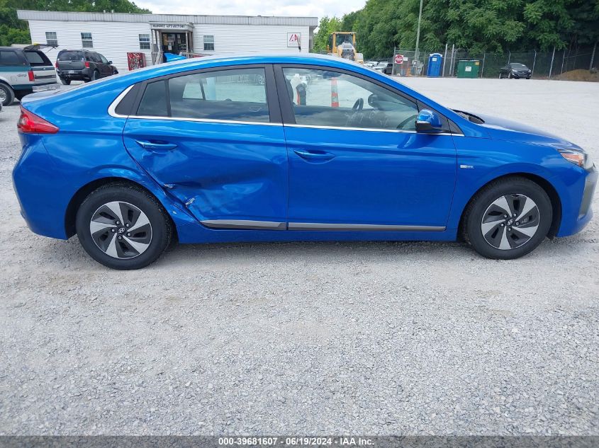 2018 Hyundai Ioniq Hybrid Sel VIN: KMHC75LC1JU077848 Lot: 39681607