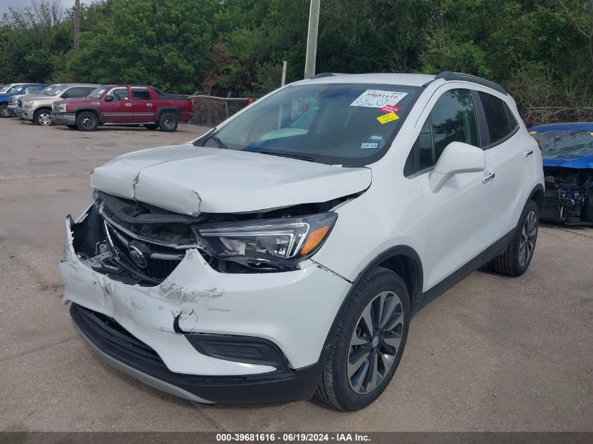 2021 Buick Encore Preferred VIN: KL4CJESM3MB366868 Lot: 39681616