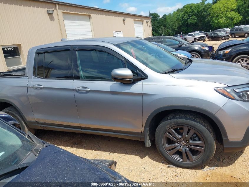 2019 Honda Ridgeline Sport VIN: 5FPYK3F12KB002004 Lot: 39681623