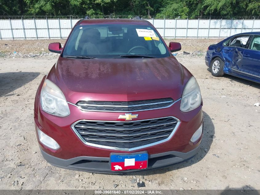 2016 CHEVROLET EQUINOX LT - 2GNFLFEK2G6277627