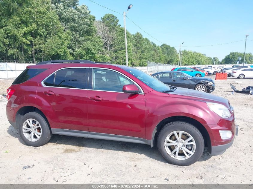 2016 Chevrolet Equinox Lt VIN: 2GNFLFEK2G6277627 Lot: 39681640