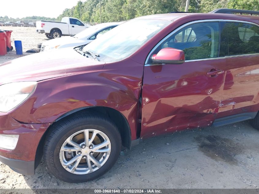 2016 Chevrolet Equinox Lt VIN: 2GNFLFEK2G6277627 Lot: 39681640