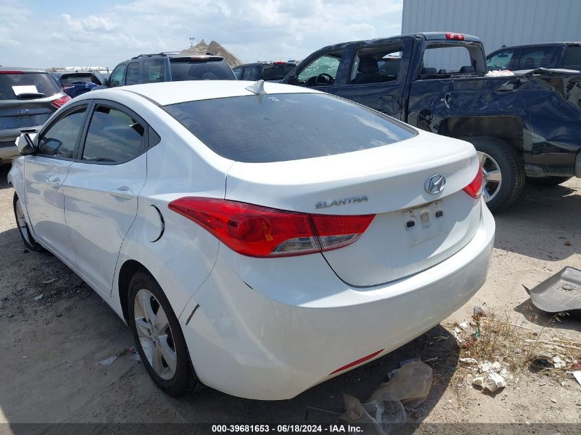 2013 Hyundai Elantra Gls VIN: 5NPDH4AE1DH197684 Lot: 39681653