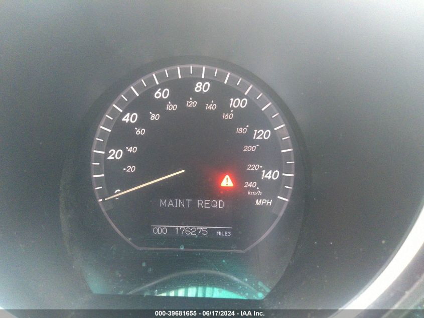 2008 Lexus Rx 400H VIN: JTJHW31U382860220 Lot: 39681655