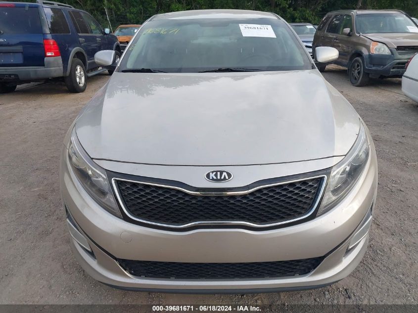 2014 Kia Optima Lx VIN: KNAGM4A75E5481327 Lot: 39681671