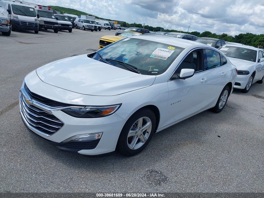 VIN 1G1ZB5STXNF200113 2022 CHEVROLET MALIBU FWD LS