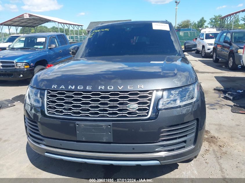 2019 Land Rover Range Rover 3.0L V6 Supercharged Hse VIN: SALGS2SV6KA557062 Lot: 39681695