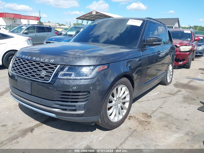 2019 LAND ROVER RANGE ROVER 3.0L V6 SUPERCHARGED HSE VIN: SALGS2SV6KA557062