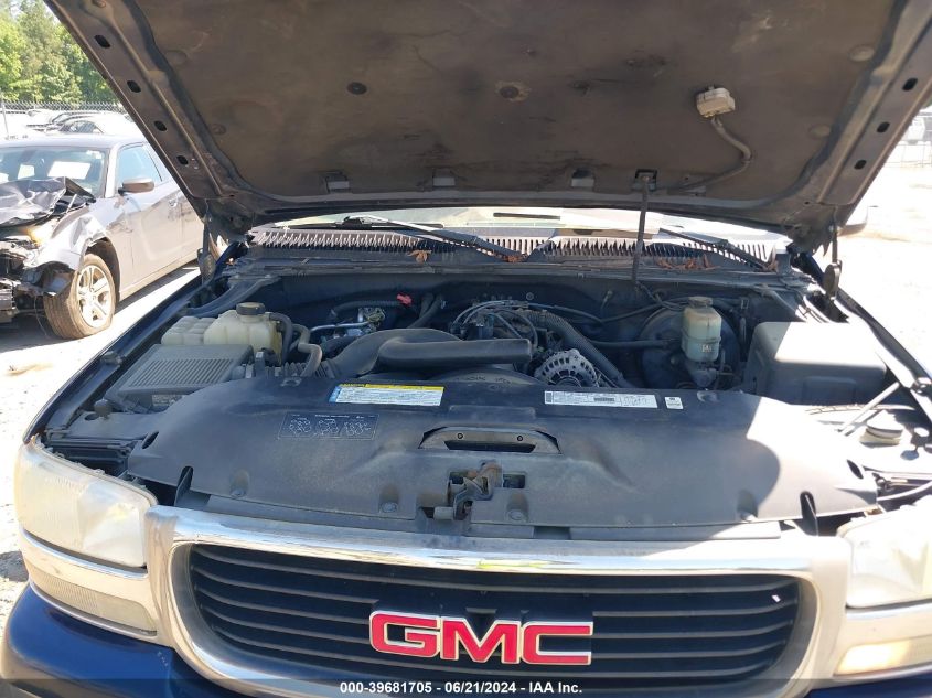 1999 GMC Sierra 1500 Sle VIN: 1GTEK19TOXE511949 Lot: 39681705