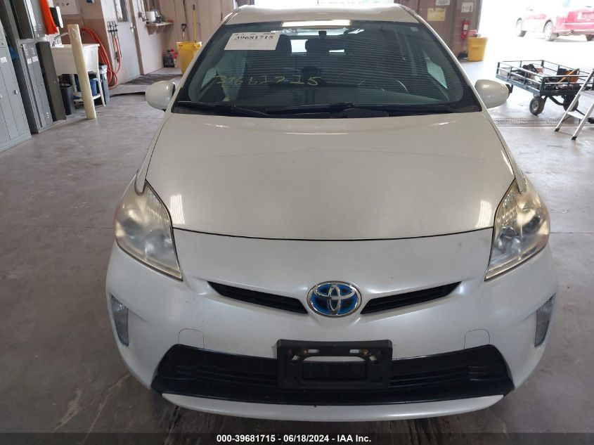 2013 Toyota Prius Two VIN: JTDKN3DU8D0340429 Lot: 39681715