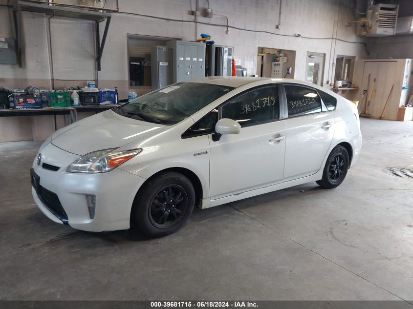 2013 Toyota Prius Two VIN: JTDKN3DU8D0340429 Lot: 39681715