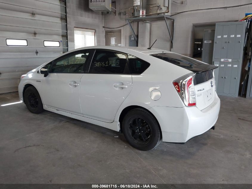 2013 Toyota Prius Two VIN: JTDKN3DU8D0340429 Lot: 39681715