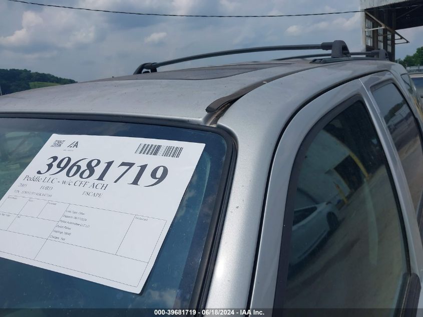 2005 Ford Escape Xlt VIN: 1FMYU93145KA47166 Lot: 39681719