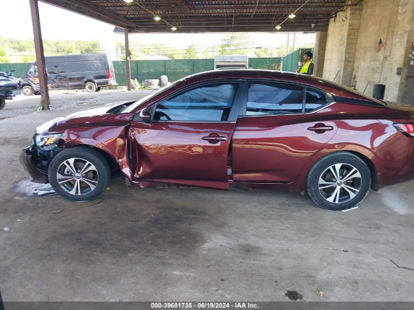 2021 Nissan Sentra Sv Xtronic Cvt VIN: 3N1AB8CV2MY273220 Lot: 39681735