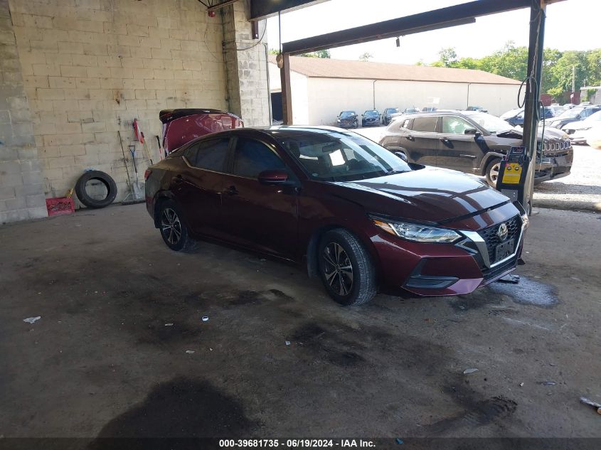 2021 Nissan Sentra Sv Xtronic Cvt VIN: 3N1AB8CV2MY273220 Lot: 39681735