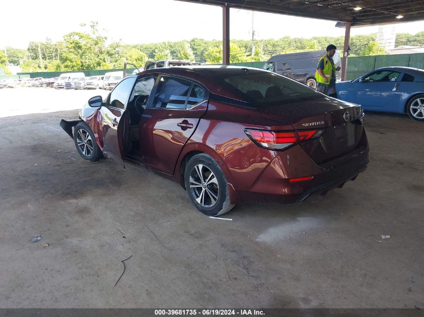 2021 Nissan Sentra Sv Xtronic Cvt VIN: 3N1AB8CV2MY273220 Lot: 39681735