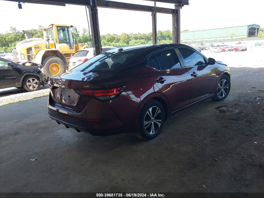 2021 Nissan Sentra Sv Xtronic Cvt VIN: 3N1AB8CV2MY273220 Lot: 39681735