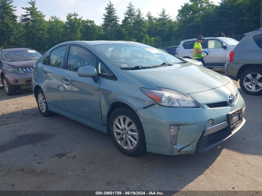 2013 Toyota Prius Plug-In VIN: JTDKN3DP4D3046843 Lot: 39681759