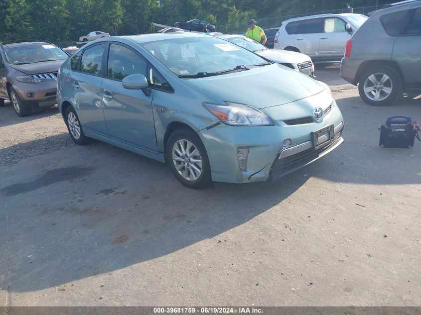 2013 Toyota Prius Plug-In VIN: JTDKN3DP4D3046843 Lot: 39681759