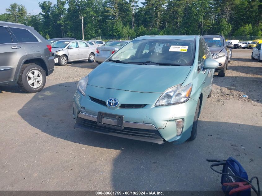 2013 Toyota Prius Plug-In VIN: JTDKN3DP4D3046843 Lot: 39681759