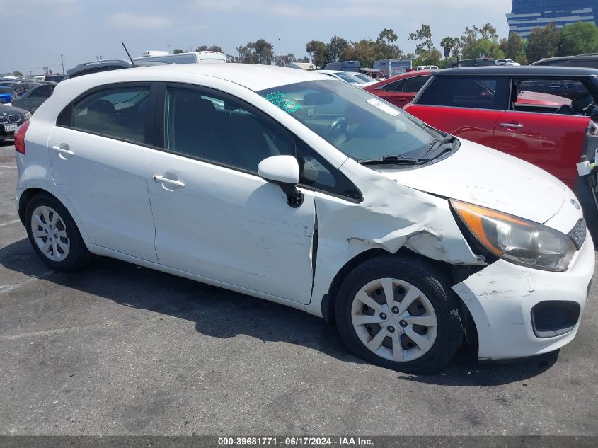 2014 Kia Rio Lx VIN: KNADM5A37E6334586 Lot: 39681771